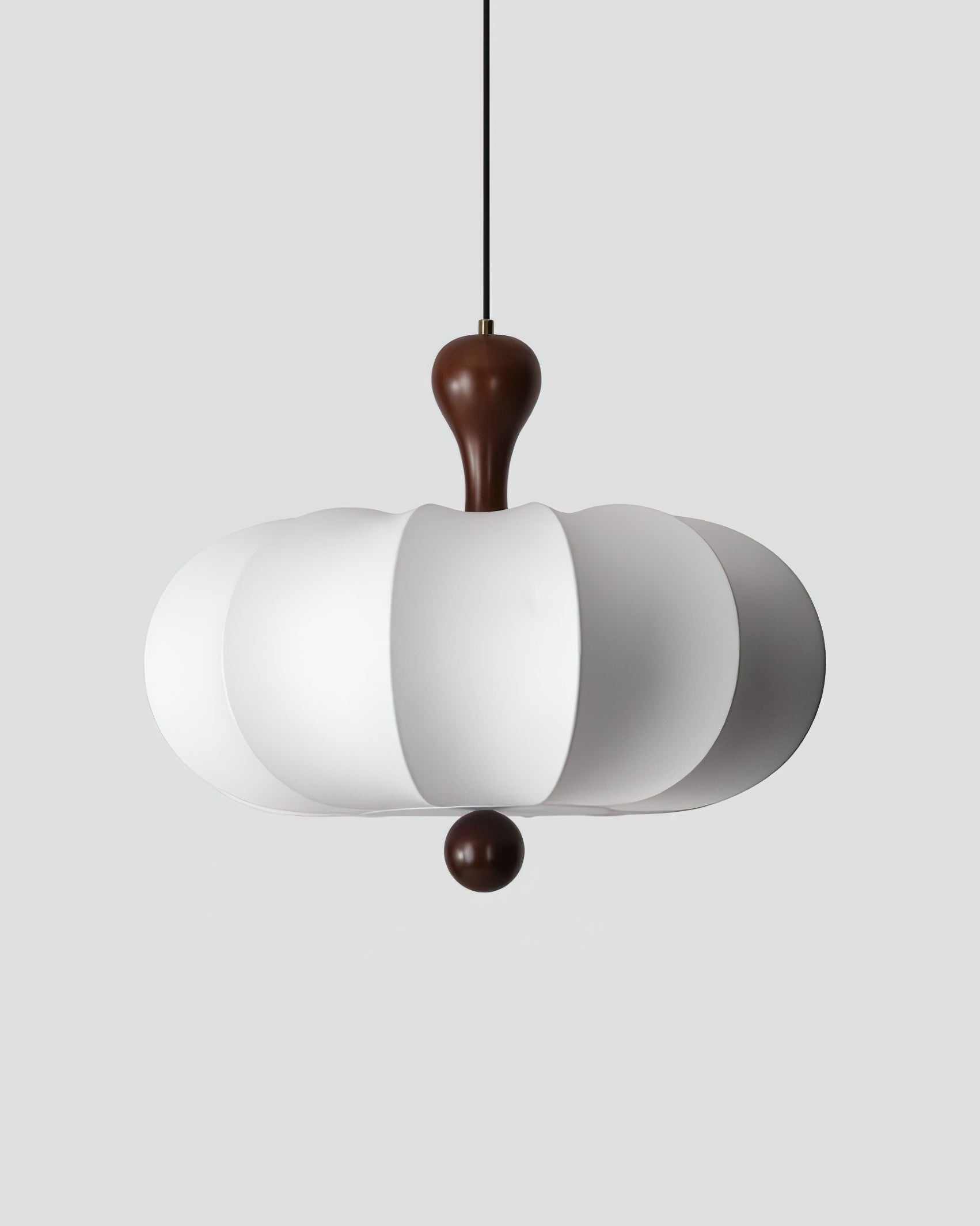 Jovian White Sculpted Pendant Lamp | Fioriscas