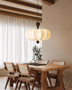 Jovian White Sculpted Pendant Lamp | Fioriscas