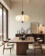 Jovian White Sculpted Pendant Lamp | Fioriscas