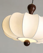 Jovian White Sculpted Pendant Lamp | Fioriscas
