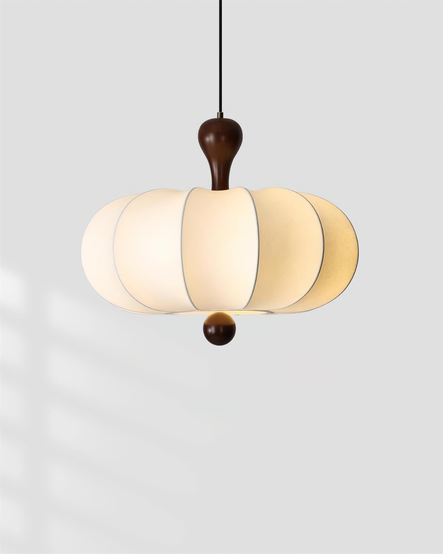 Jovian White Sculpted Pendant Lamp | Fioriscas