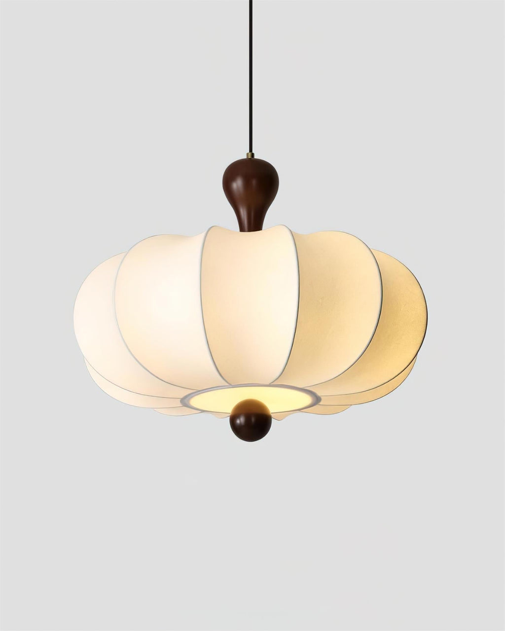 Jovian White Sculpted Pendant Lamp | Fioriscas
