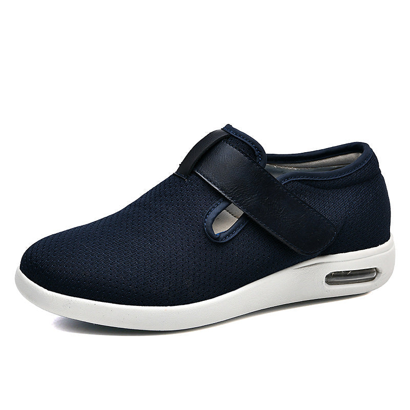 Breite Mesh-Wanderschuhe mit verstellbaren Riemen und zusätzlicher Tiefe