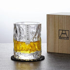 Sklenice na whisky Edo Kiriko, vzory Glacier a Frost Cut, 6 stylů