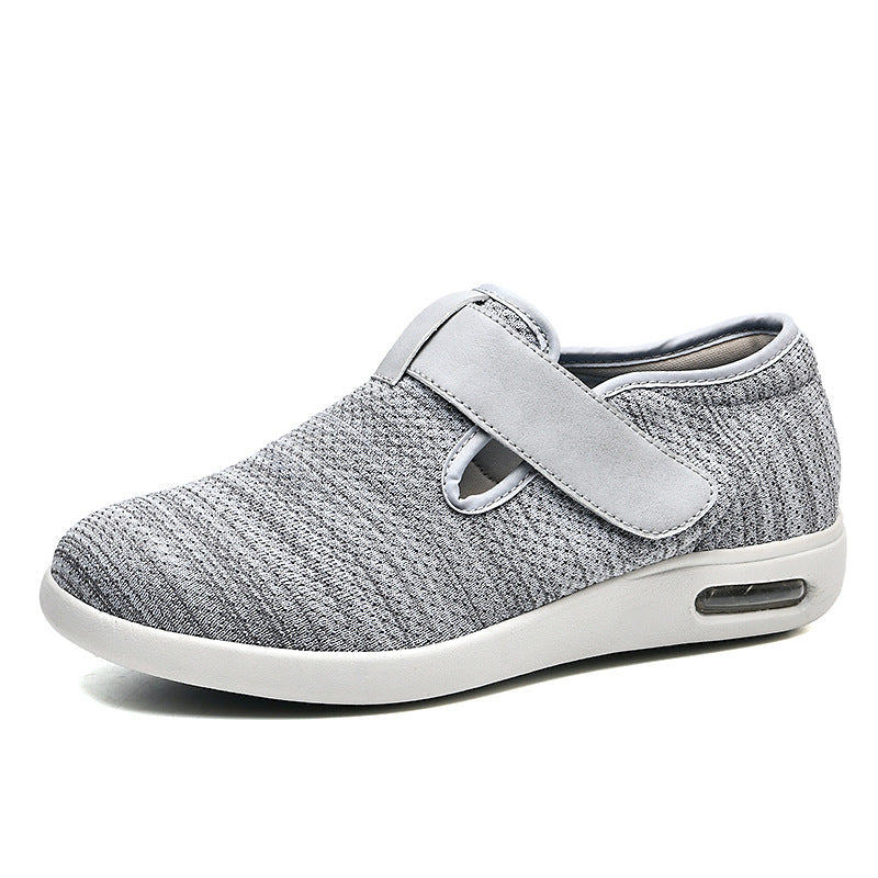 Breite Mesh-Wanderschuhe mit verstellbaren Riemen und zusätzlicher Tiefe
