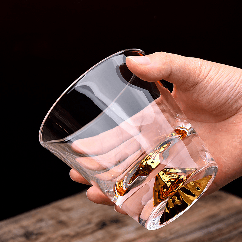 Sada whisky sklenic Edo Kiriko, ručně broušené japonské křišťálové řemeslo