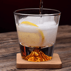 Sada whisky sklenic Edo Kiriko, ručně broušené japonské křišťálové řemeslo