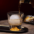 Sada whisky sklenic Edo Kiriko, ručně broušené japonské křišťálové řemeslo