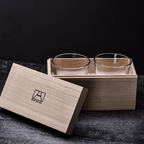 Sada whisky sklenic Edo Kiriko, ručně broušené japonské křišťálové řemeslo