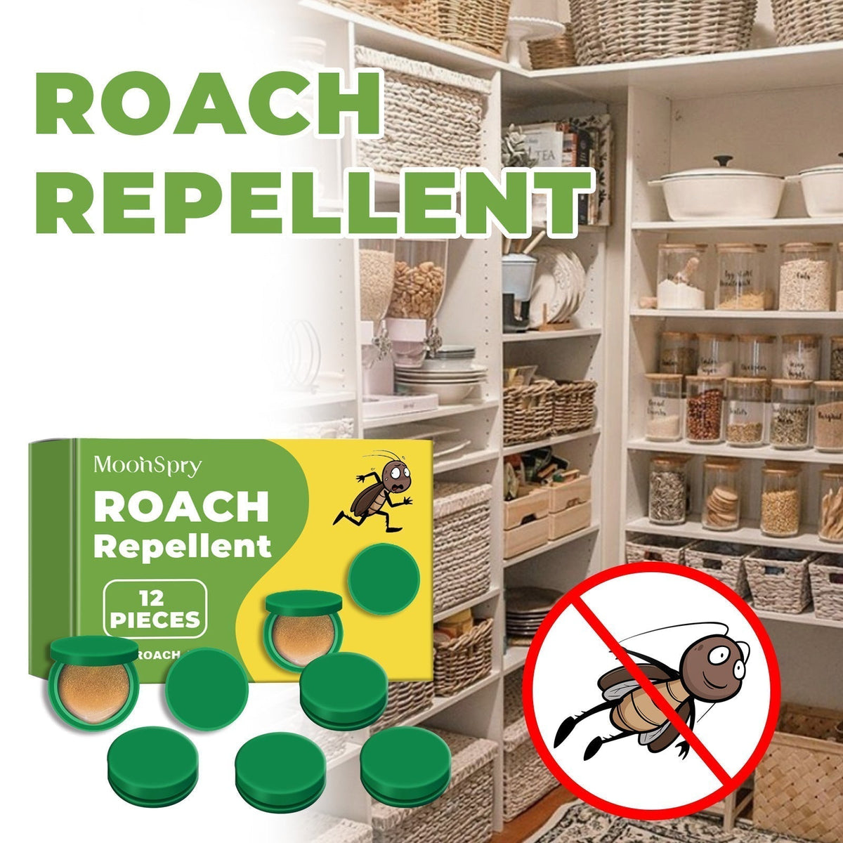 Child- & Pet-Safe Roach Bait Discs