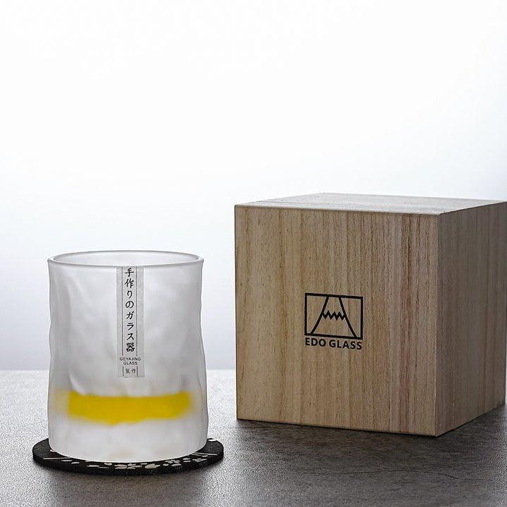 Sklenice na whisky Edo Kiriko, vzory Glacier a Frost Cut, 6 stylů