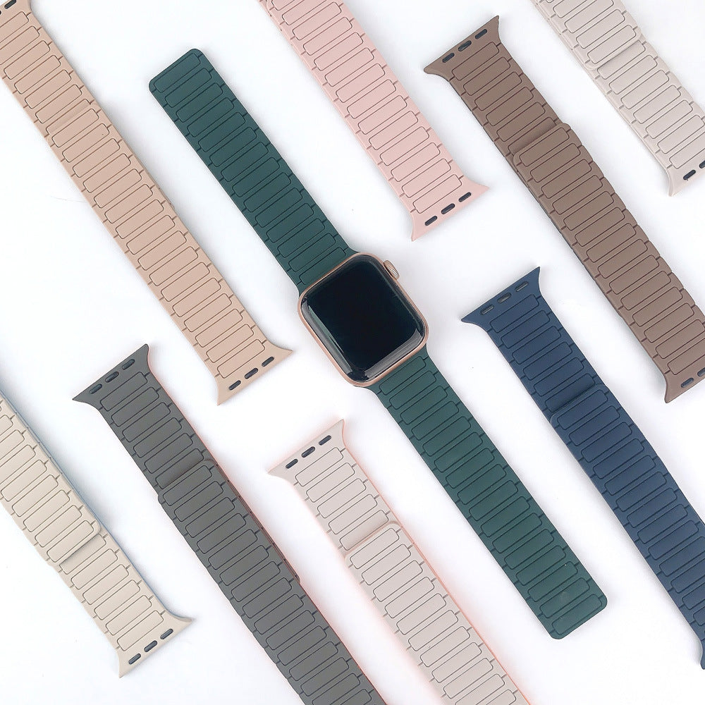 NexaLoop řemínek na Apple Watch, silikonové magnetické zapínání na smyčku