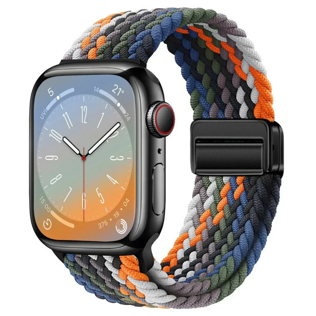 Velora Nylon Watch Band with Magnetic Buckle for Apple Watch