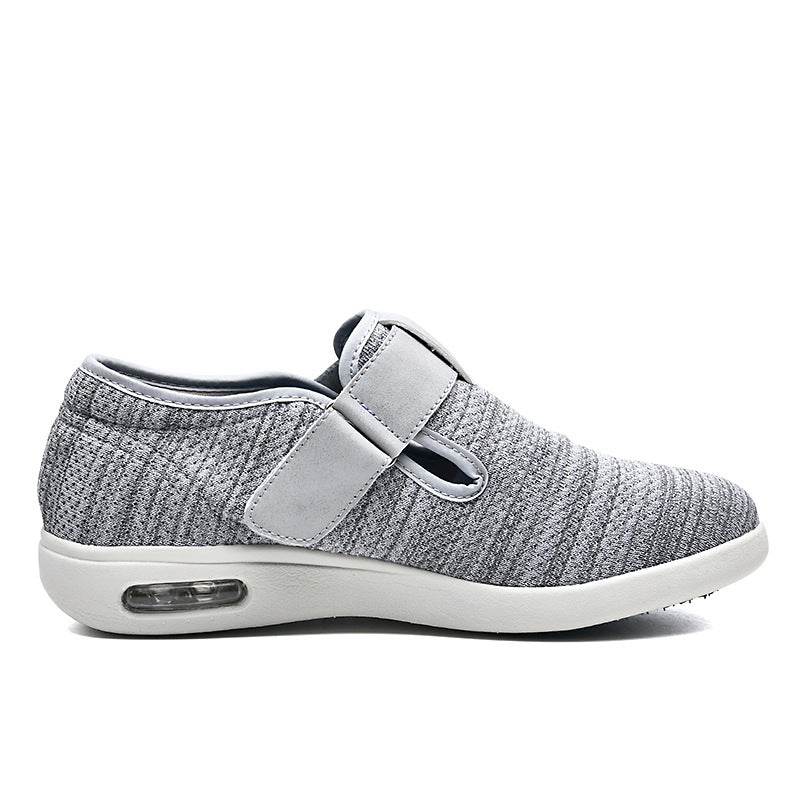 Breite Mesh-Wanderschuhe mit verstellbaren Riemen und zusätzlicher Tiefe