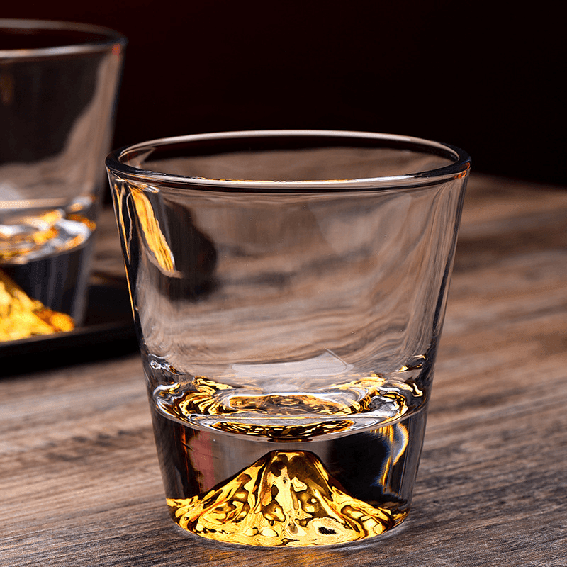 Sada whisky sklenic Edo Kiriko, ručně broušené japonské křišťálové řemeslo