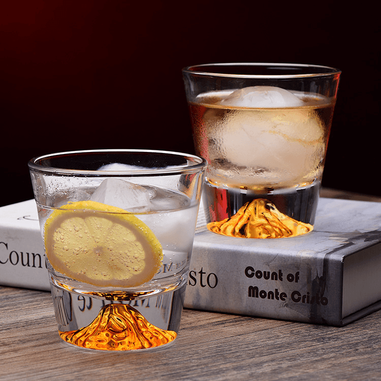 Sada whisky sklenic Edo Kiriko, ručně broušené japonské křišťálové řemeslo