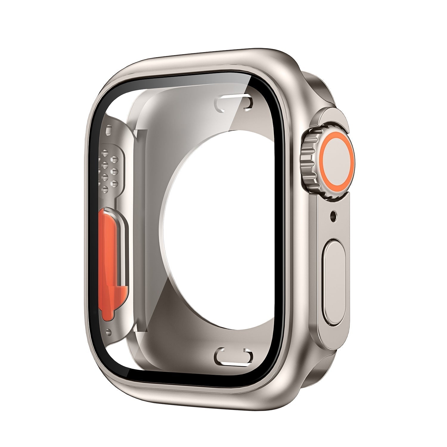 Apple Watch Case With Built-In Tempered Glass Screen Cover