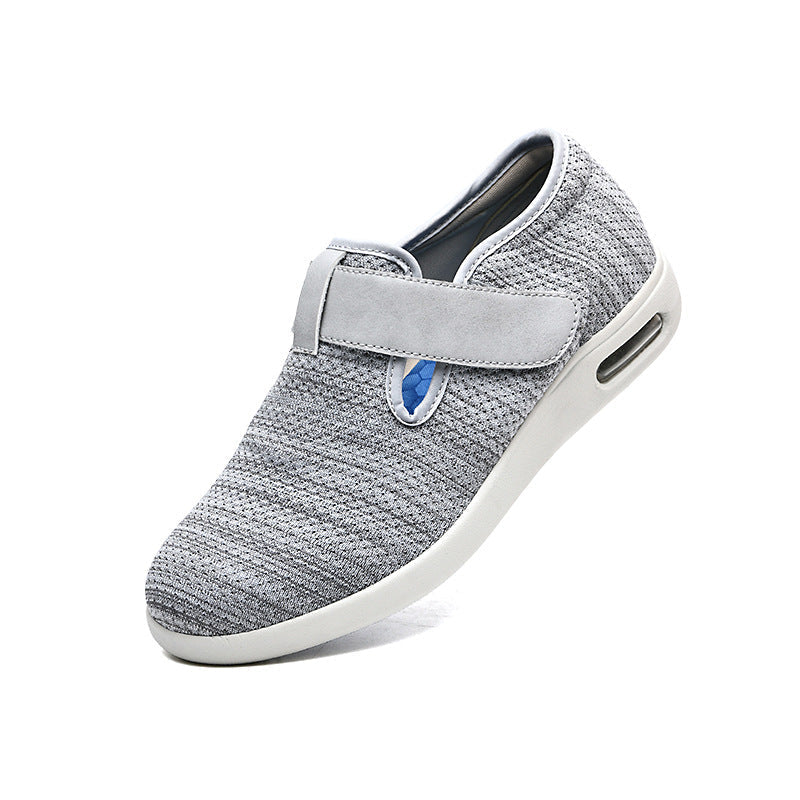 Breite Mesh-Wanderschuhe mit verstellbaren Riemen und zusätzlicher Tiefe