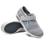 Breite Mesh-Wanderschuhe mit verstellbaren Riemen und zusätzlicher Tiefe