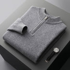 NovaWeave Half Zip Sweater For Men, 100% Australian Wool