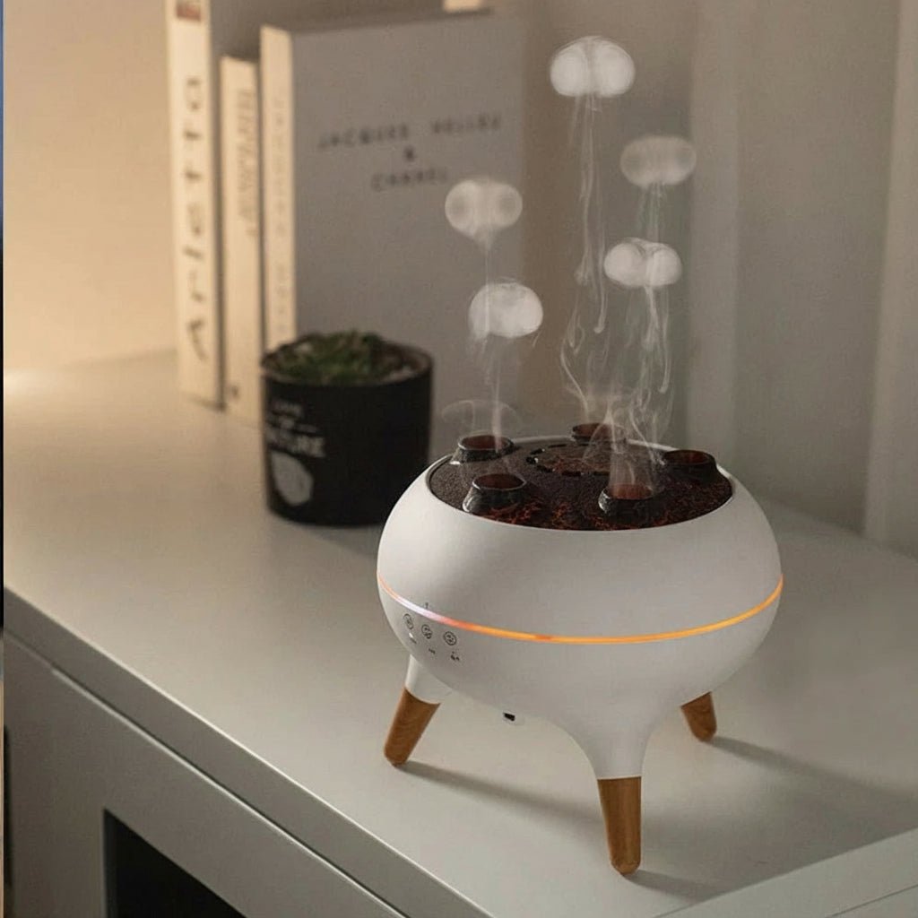 Dynamic Jellyfish Humidifier & Aroma Diffuser, Remote Controlled - Fioriscas