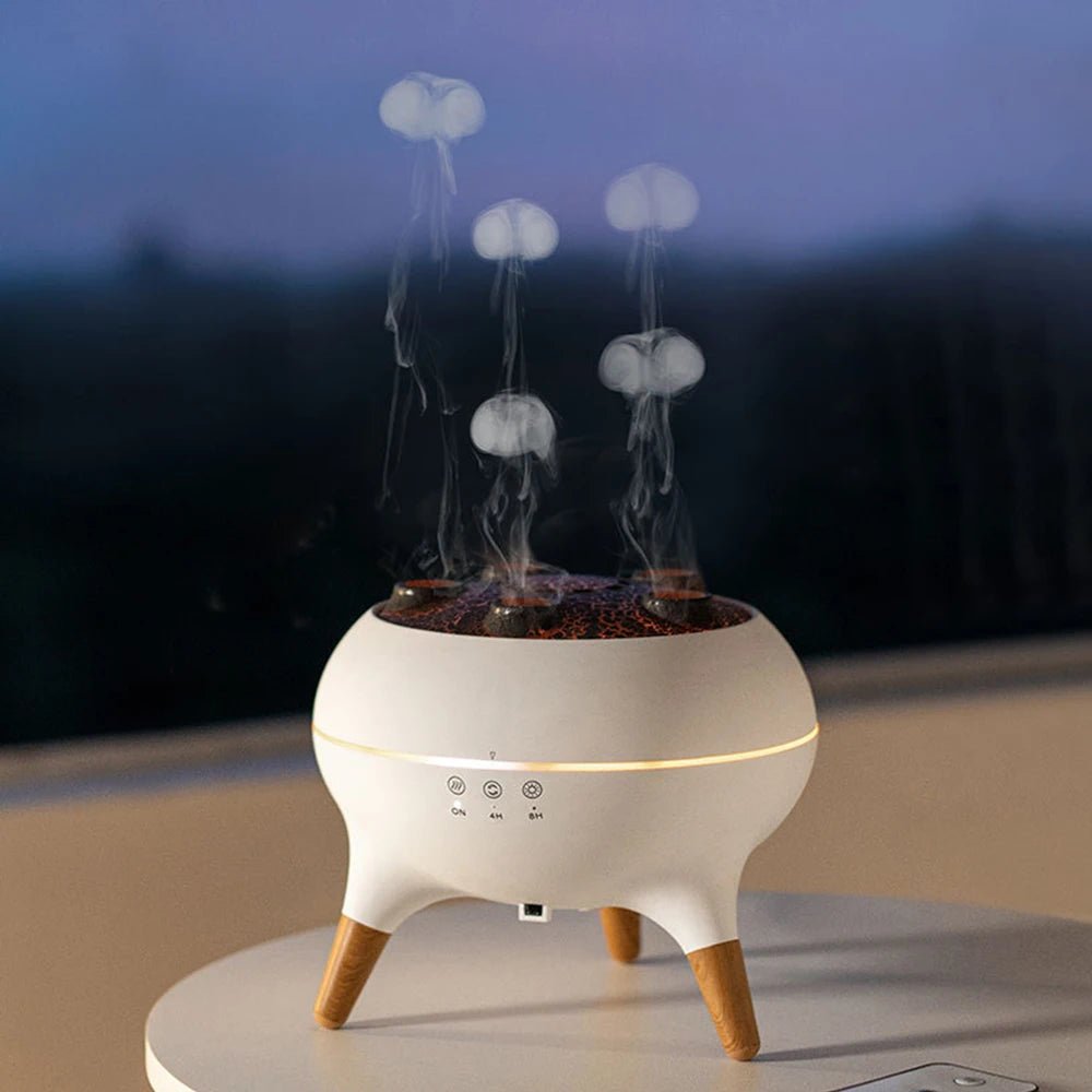 Dynamic Jellyfish Humidifier & Aroma Diffuser, Remote Controlled - Fioriscas