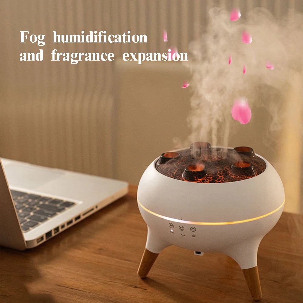 Dynamic Jellyfish Humidifier & Aroma Diffuser, Remote Controlled - Fioriscas