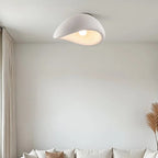 Wabi-Sabi Style Ceiling Light, Textured Resin Shade, Dimmable E27