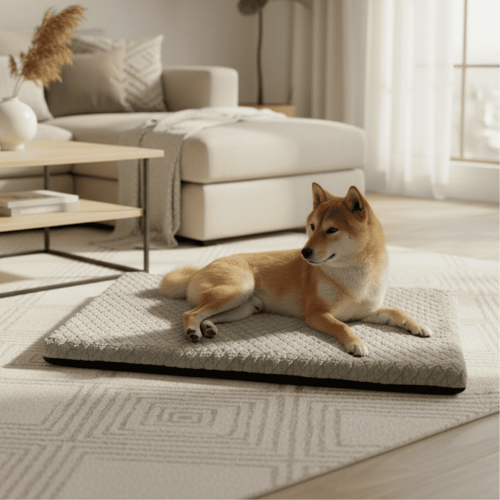 Waterproof Orthopedic Dog Bed with Soft Removable Faux Fur - Fioriscas