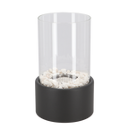 Klassisk glasolie lampe med åben flammedesign, Lumora