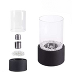 Klassisk glasolie lampe med åben flammedesign, Lumora