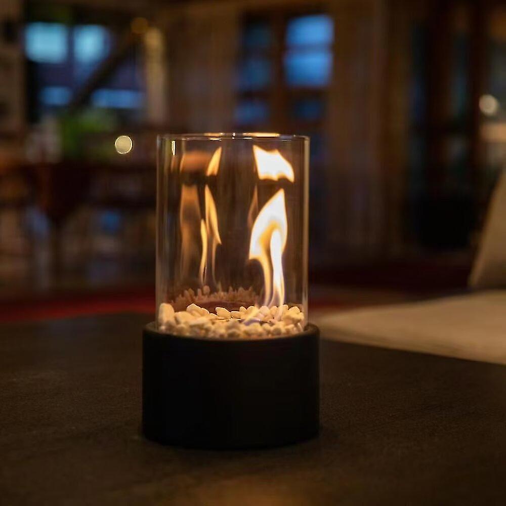 Klassisk glasolie lampe med åben flammedesign, Lumora