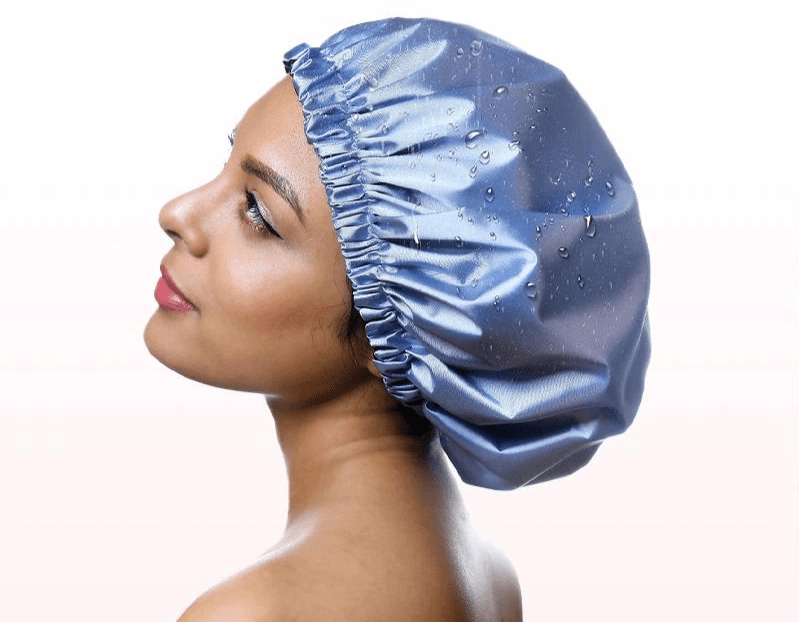 就寝中の髪を最適に守る贅沢なサテン製ヘアキャップ - Fioriscas