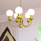 Evanthe lysekrone glas | Fioriscas