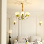 Evanthe lysekrone glas | Fioriscas