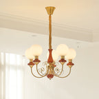 Evanthe lysekrone glas | Fioriscas