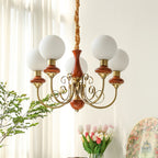 Evanthe lysekrone glas | Fioriscas