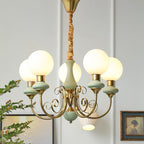 Evanthe lysekrone glas | Fioriscas