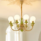 Evanthe lysekrone glas | Fioriscas