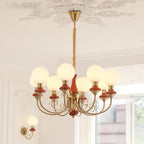 Evanthe lysekrone glas | Fioriscas