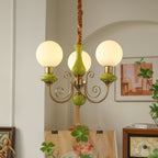 Evanthe lysekrone glas | Fioriscas