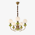 Evanthe lysekrone glas | Fioriscas
