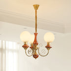 Evanthe lysekrone glas | Fioriscas
