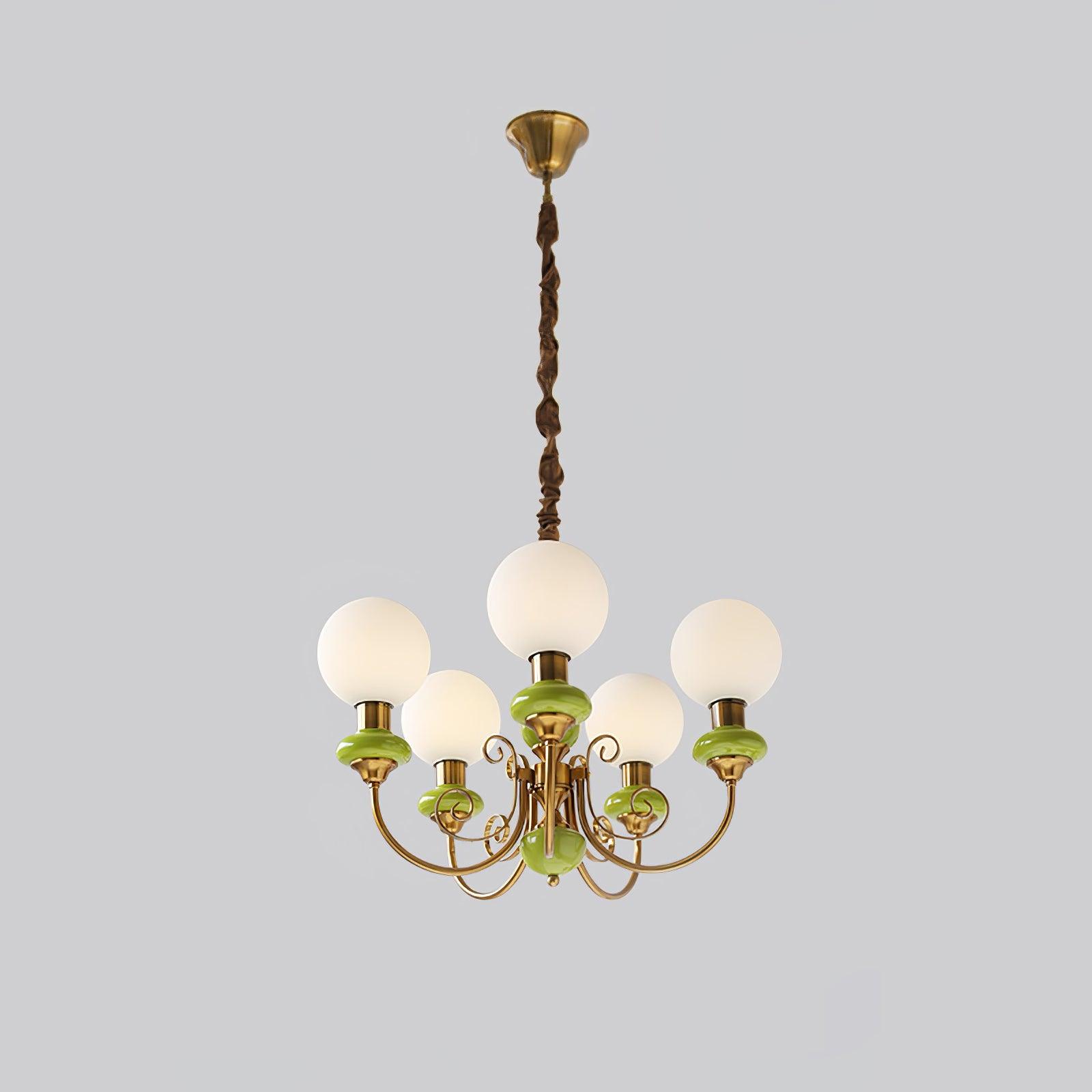 Evanthe lysekrone glas | Fioriscas
