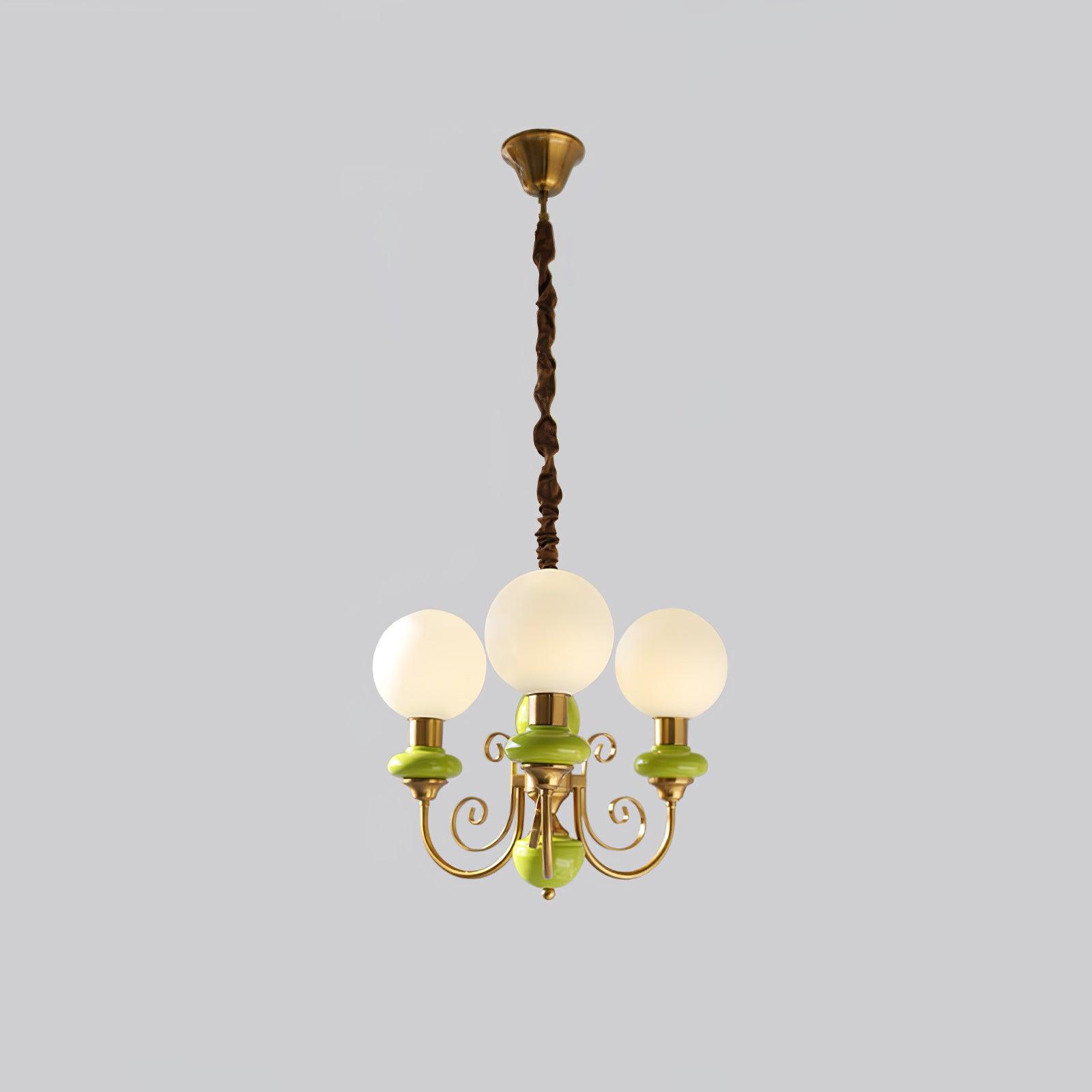 Evanthe lysekrone glas | Fioriscas