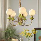 Evanthe lysekrone glas | Fioriscas