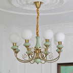 Evanthe lysekrone glas | Fioriscas