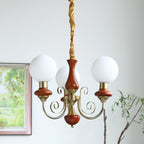 Evanthe lysekrone glas | Fioriscas