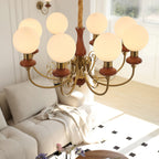 Evanthe lysekrone glas | Fioriscas