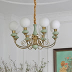Evanthe lysekrone glas | Fioriscas